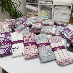 Desenli Pamuklu Yastık Kılıfı