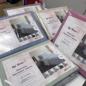 Düz Renk Pamuklu Nevresim Takımı