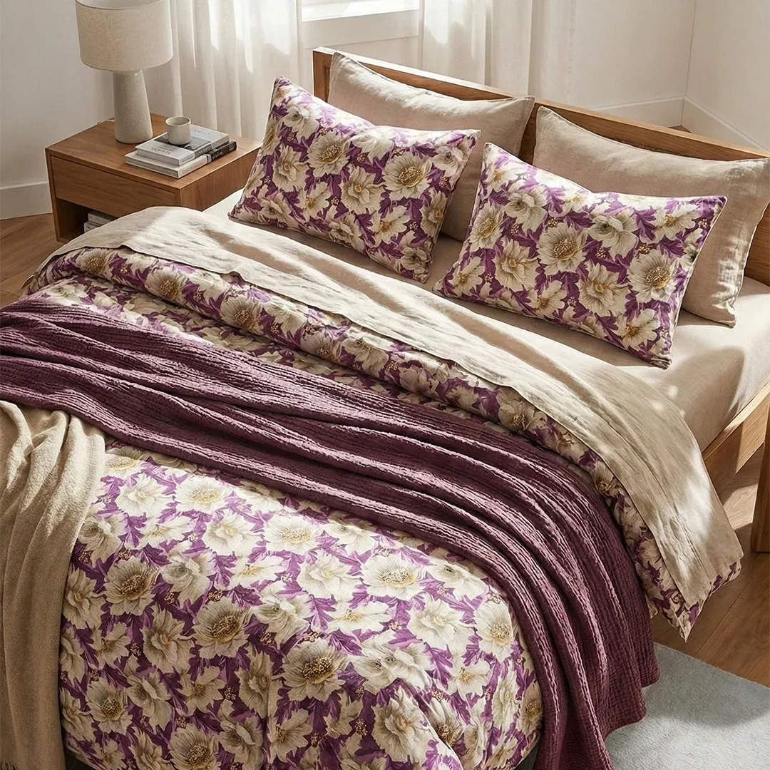 Desenli Nevresim Takımı