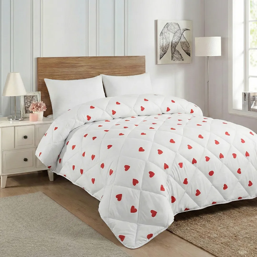 Desenli Silikon Yorgan