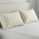 %100 Organik Pamuk Desenli 2’li Yastık Kılıfı - 4