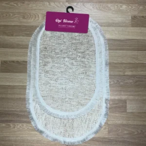 İkili Naturel Pamuk  Dokuma Klozet Takımı