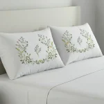 %100 Organik Pamuk Desenli 2’li Yastık Kılıfı - 3